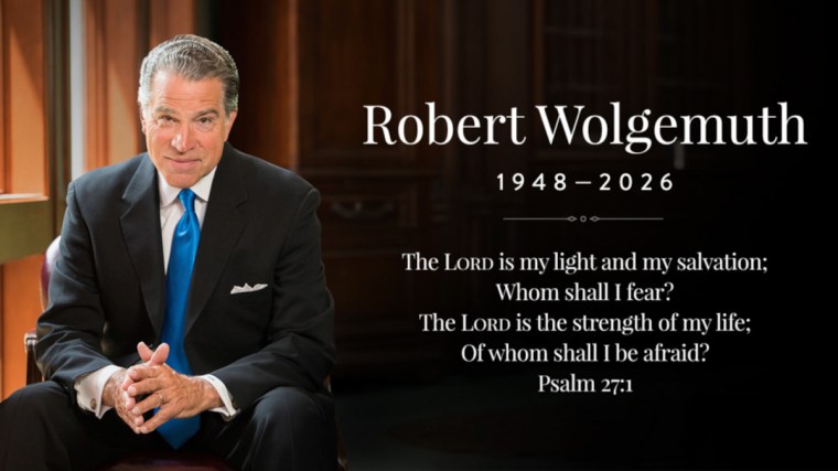 Christian Author and Publishing Leader Robert Wolgemuth Dies at&nbsp;77